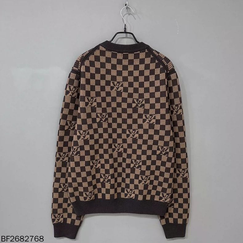 Louis Vuitton Louis Vuitton checkered knit sweater-2508 Size US XL / EU 56 / 4 - 3 Thumbnail