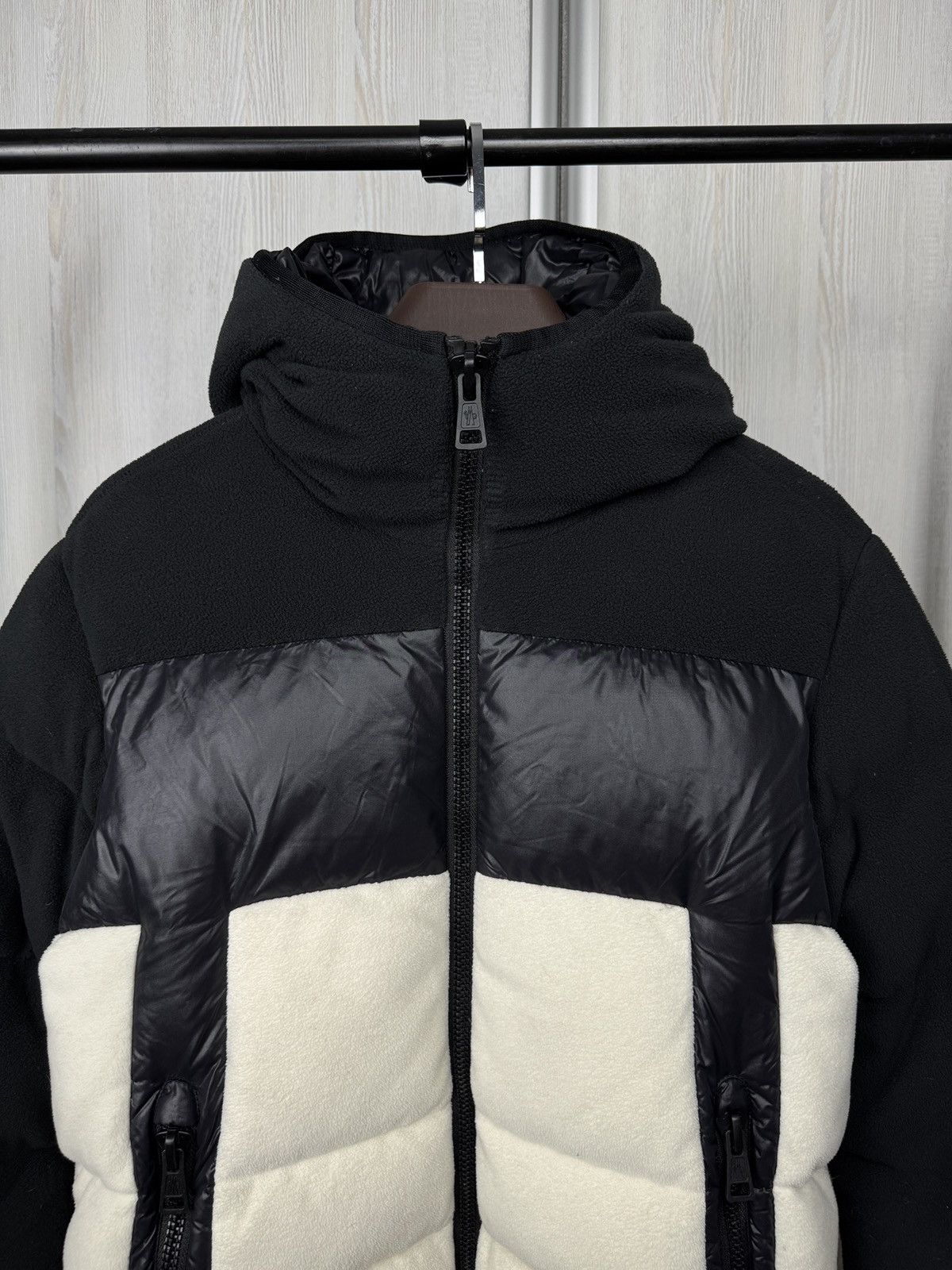 Moncler Moncler MALAVOY Giubbotto POLARTEC Fleece Down Jacket Size US L / EU 52-54 / 3 - 3 Thumbnail