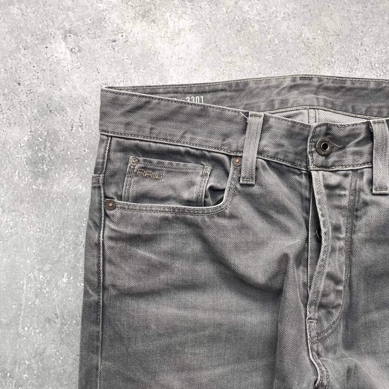 G-Star G-Star Raw 3301 Tapered Jeans Gray Size W31 L31 Size US 31 - 4 Thumbnail