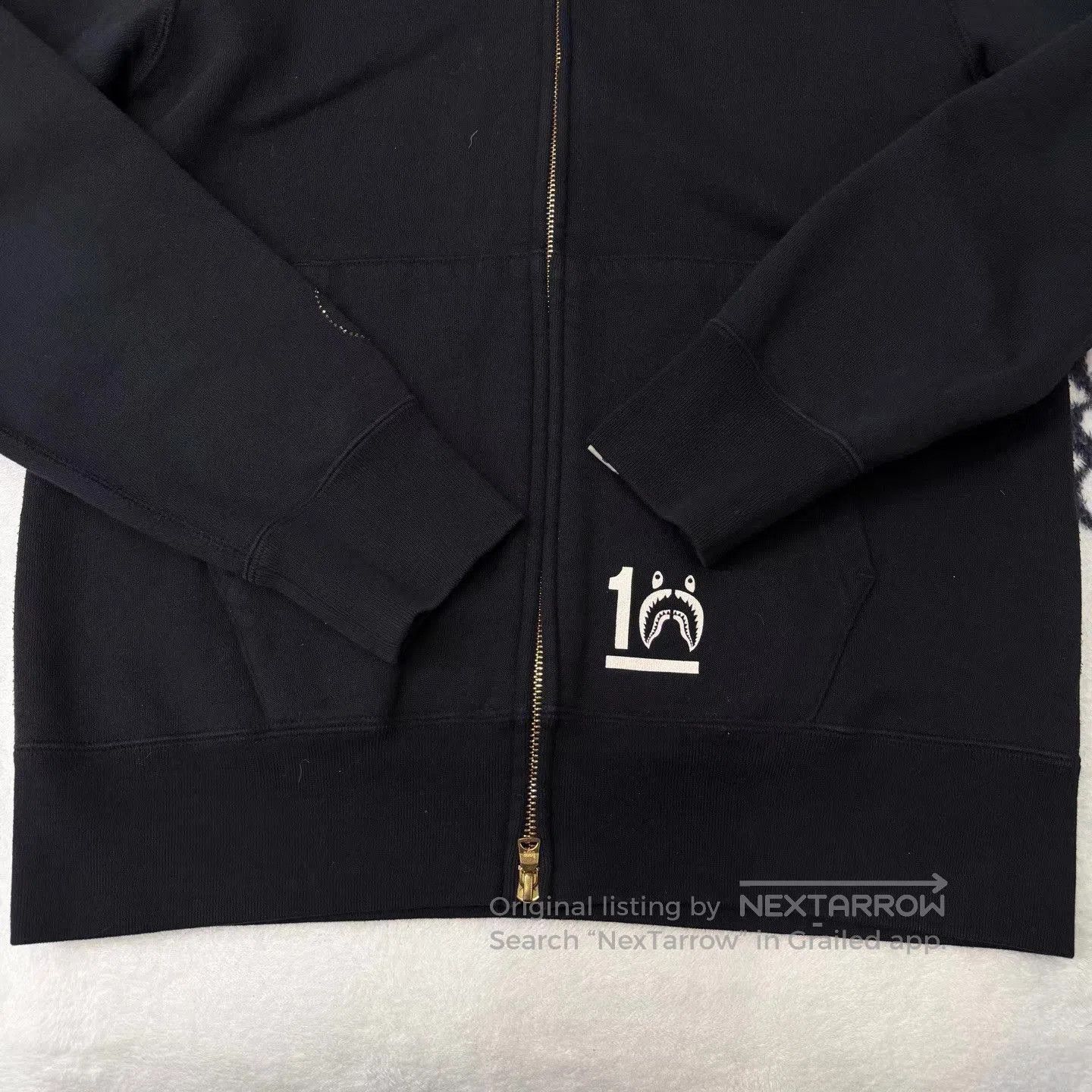 Bape Black Camo Shark Hoodie with Zip Front. Size US M / EU 48-50 / 2 - 2 Thumbnail