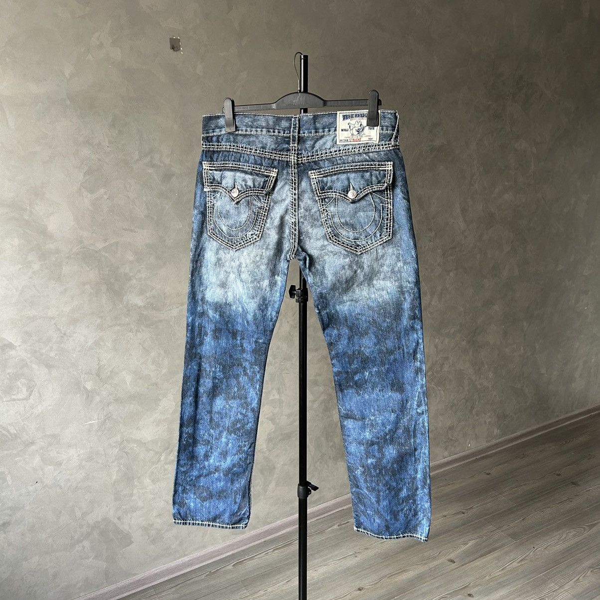 True Religion Y2K True Religion Acid Big T Jeans Size US 36 / EU 52 - 2 Thumbnail