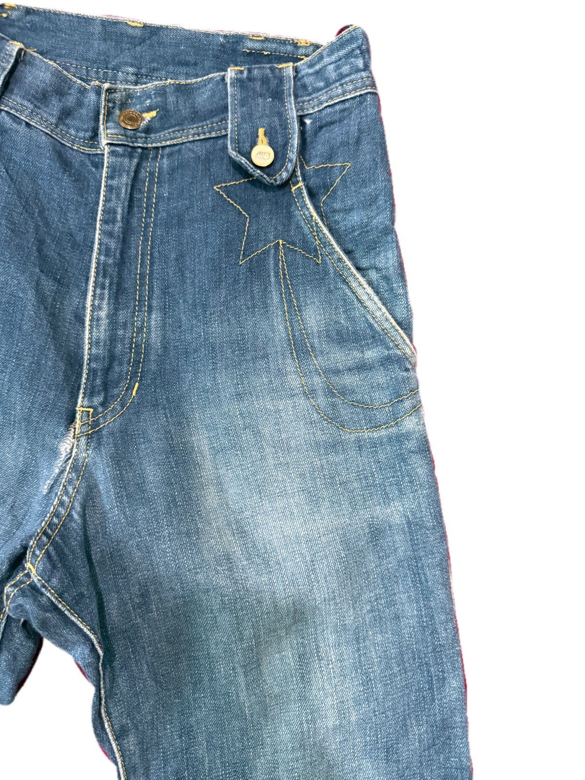 mercibeaucoup RARE Japanese Brand Long Rise Design Star Mercibeaucoup Size US 28 / EU 44 - 5 Thumbnail