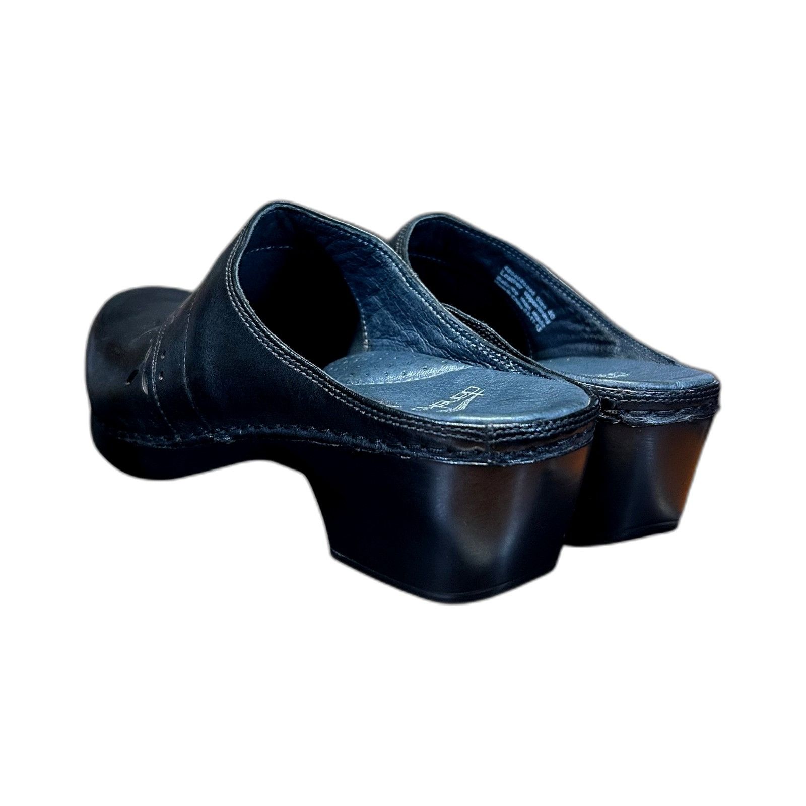 Dansko Dansko Clogs Professional Black Leather Flower Cutout Design Size US 9 / EU 42 - 6 Thumbnail