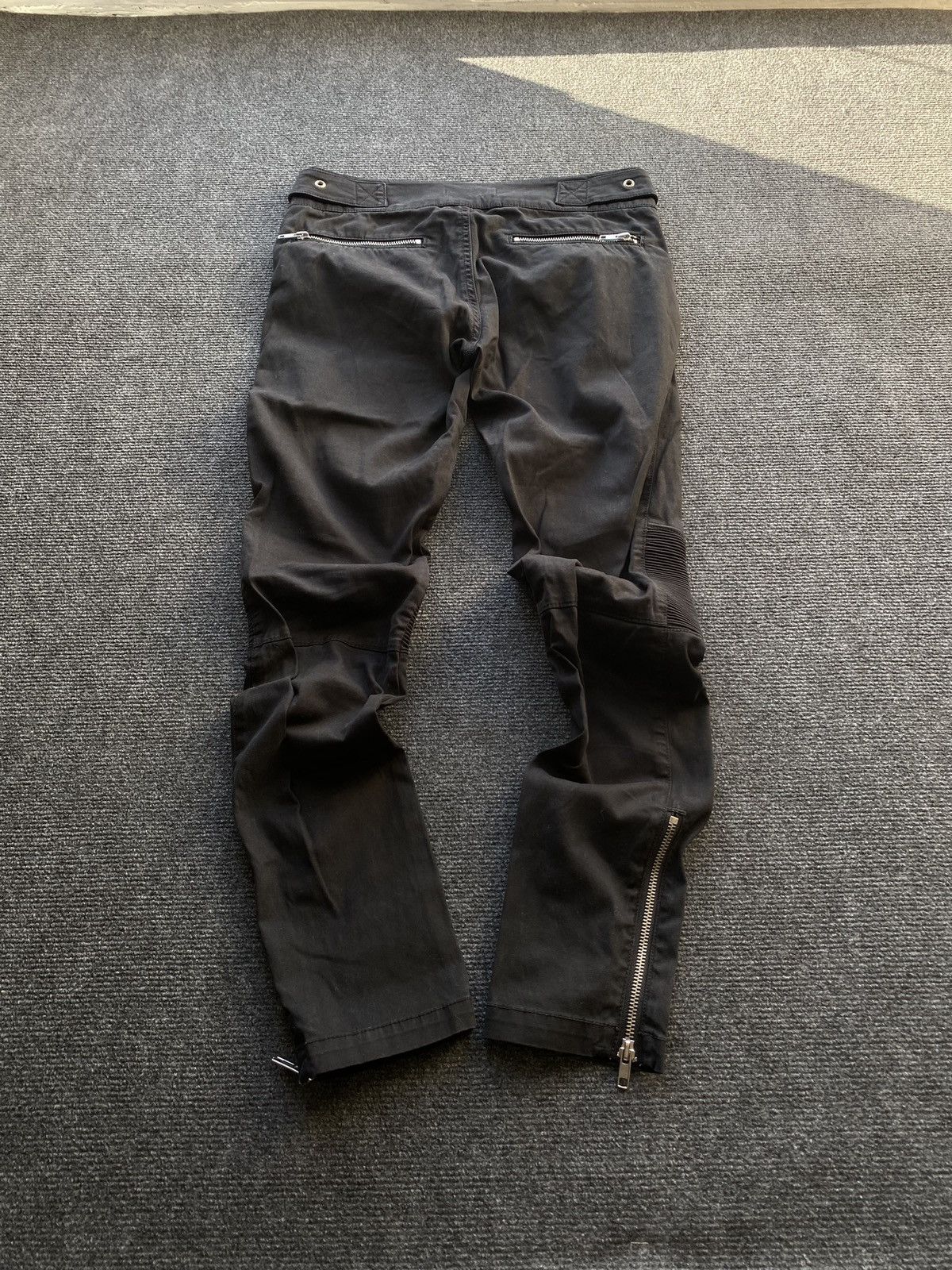 Diesel 🔥Opium Punk Diesel Moto Racing Gothic Pants Zip rare 27 Size 27" / US 4 / IT 40 - 14 Thumbnail