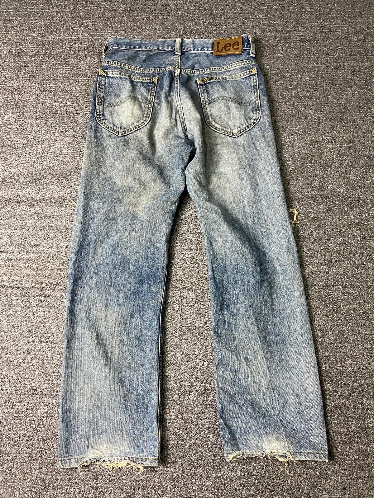 Japanese Brand × Lee × Vintage Vintage LEE RIDERS Distressed Denim Ripped Jeans (131) Size US 28 / EU 44 - 9 Thumbnail