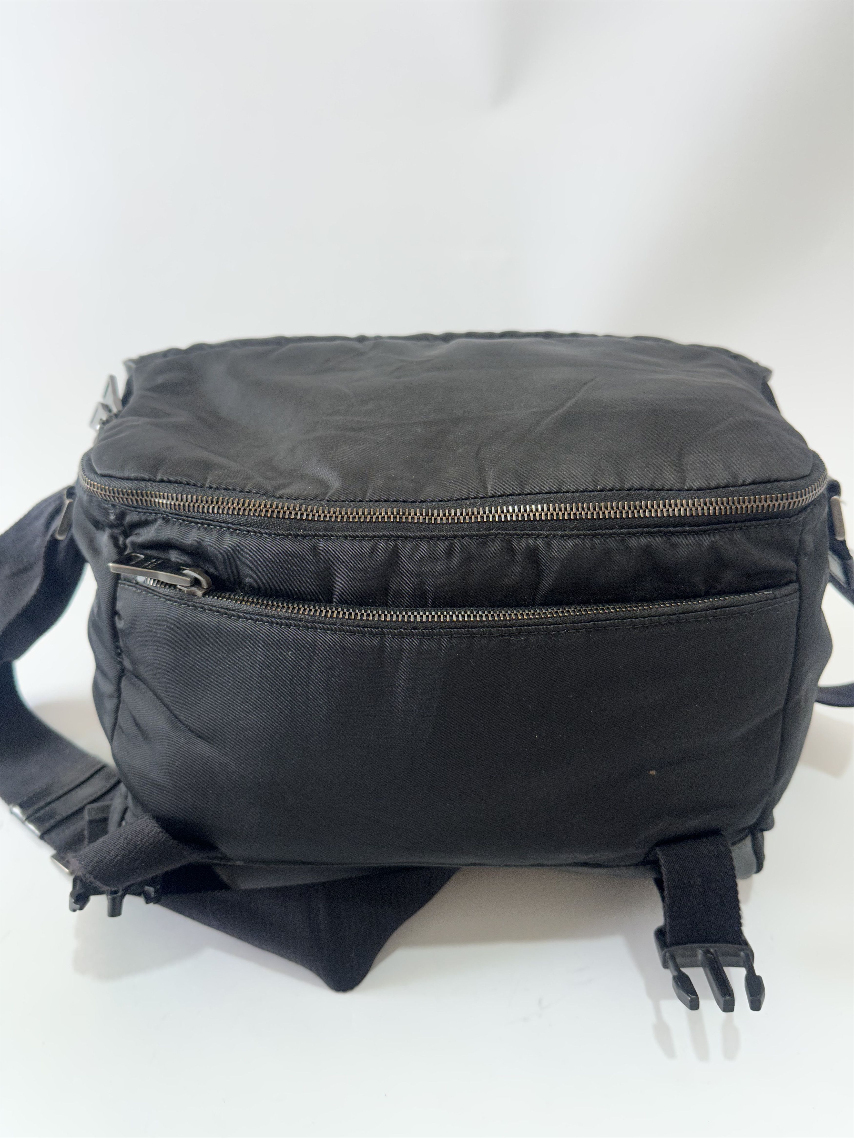Prada Prada Black Nylon Messenger Bag Size ONE SIZE - 6 Thumbnail