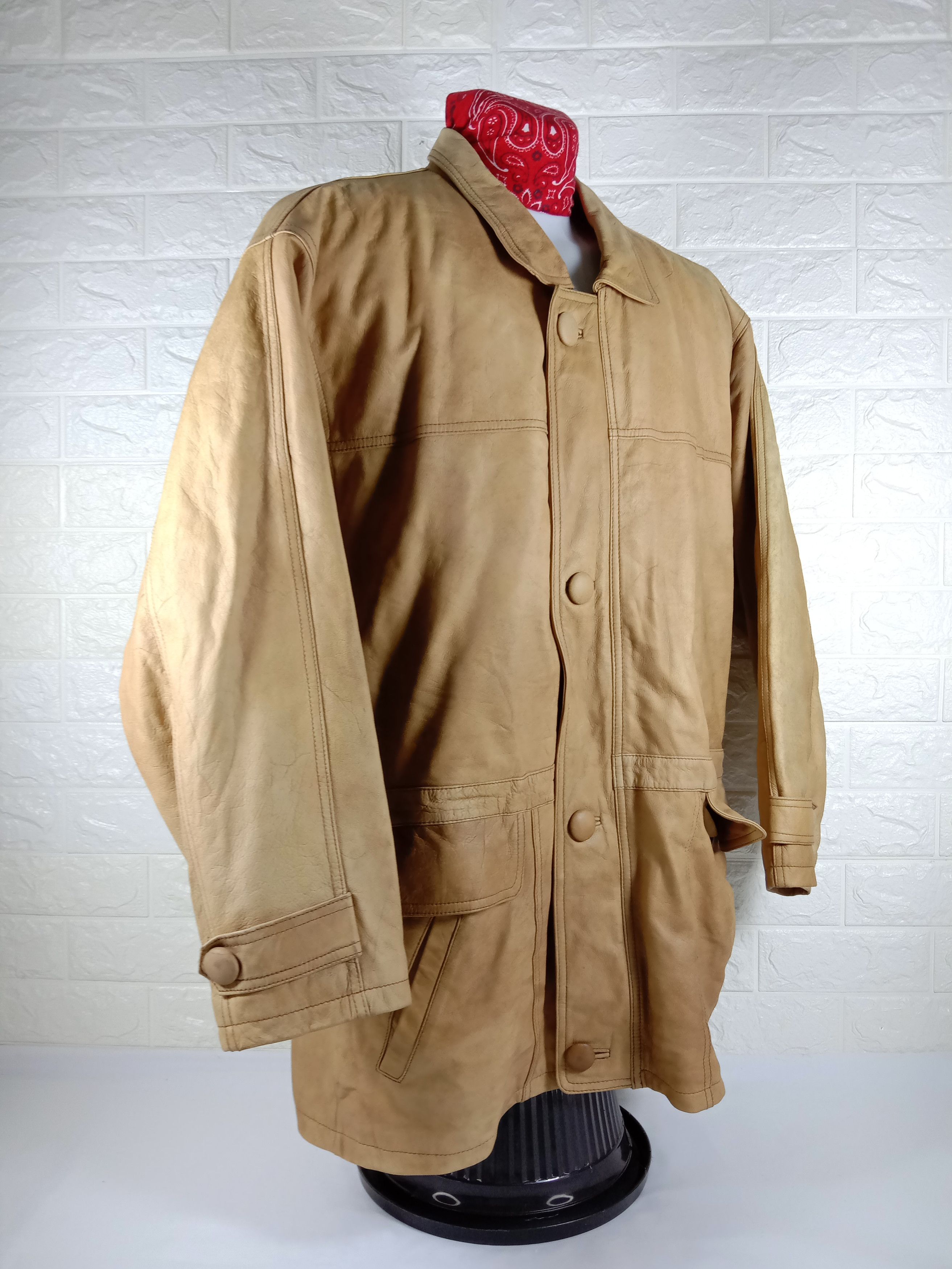 Vintage Vintage VIP Leather Fashion London-Paris Stylish Jacket Size US L / EU 52-54 / 3 - 2 Thumbnail