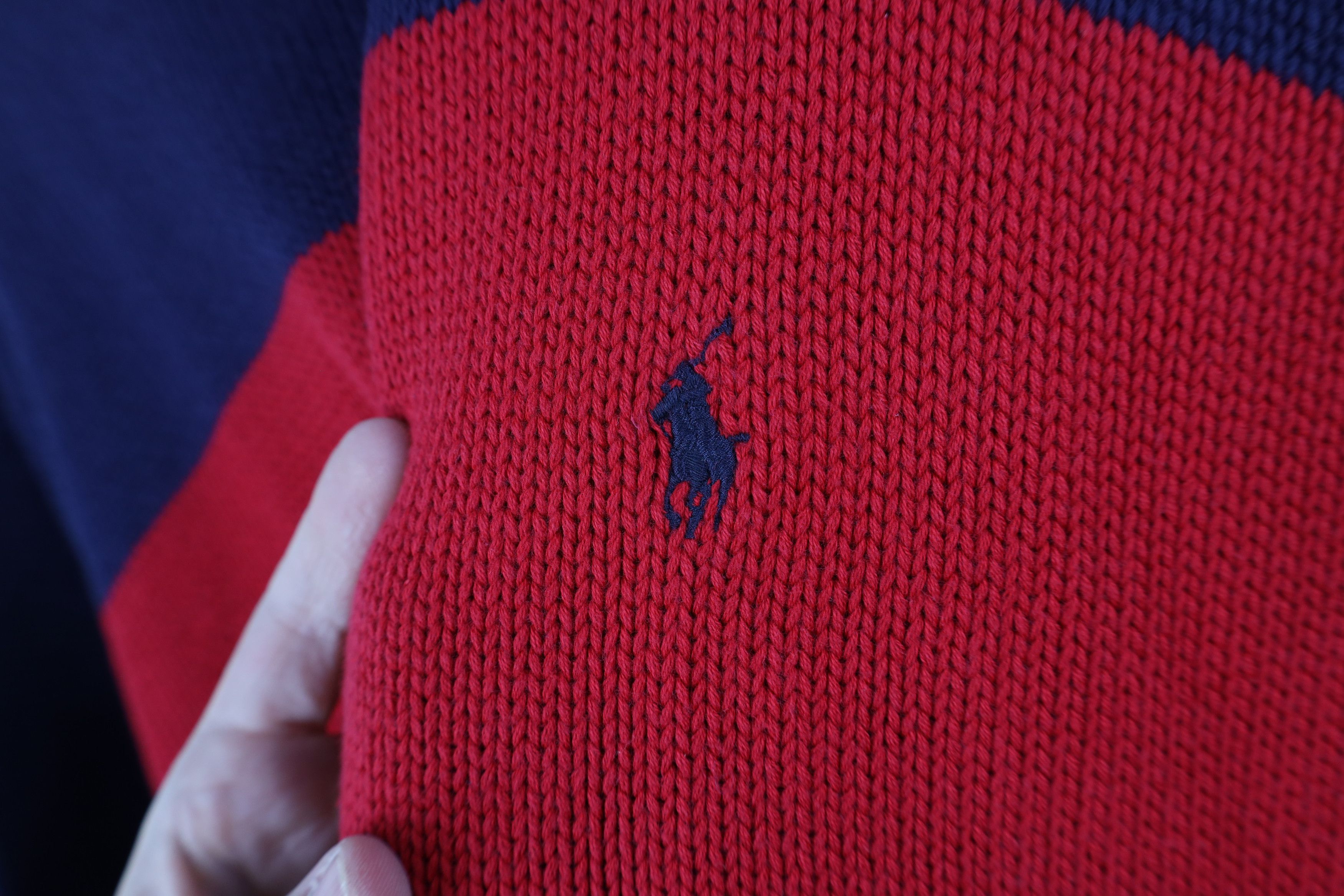 Ralph Lauren Vintage 90s Ralph Lauren Cotton Knit Turtleneck Sweater Size US XL / EU 56 / 4 - 4 Thumbnail