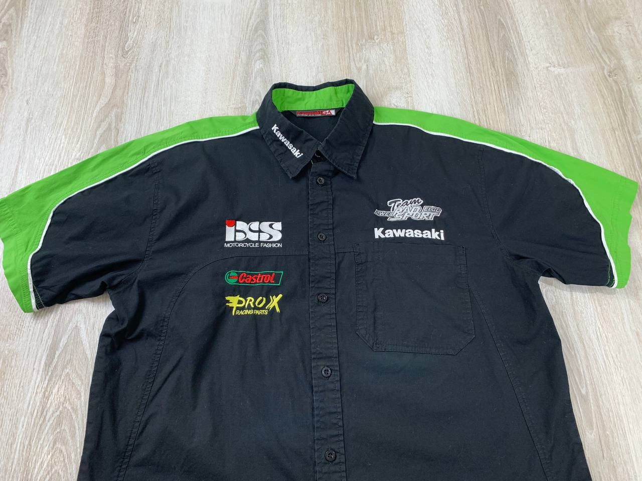 Vintage Mens shirt Kawasaki Size L Size US L / EU 52-54 / 3 - 3 Thumbnail