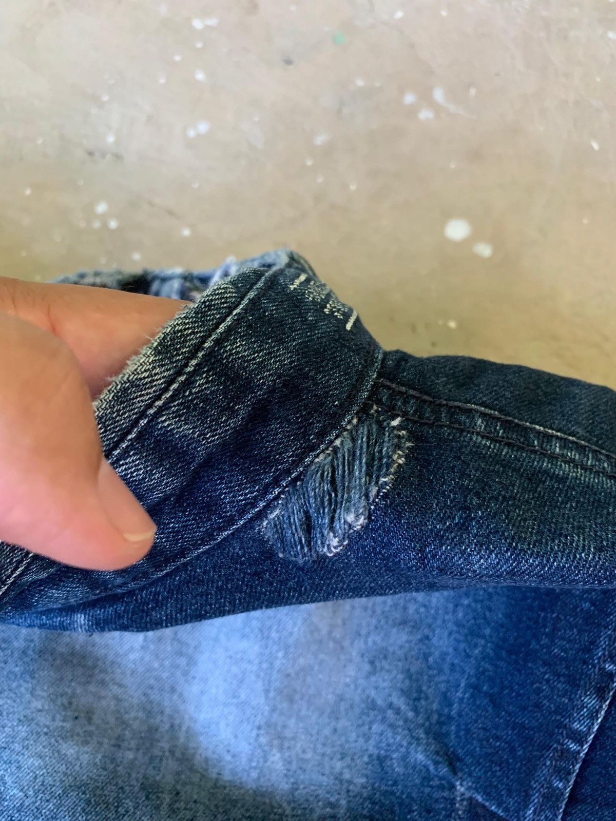 Japanese Brand I’Z Frontier 7570 Distressed Denim Rider Jacket Size US M / EU 48-50 / 2 - 12 Thumbnail