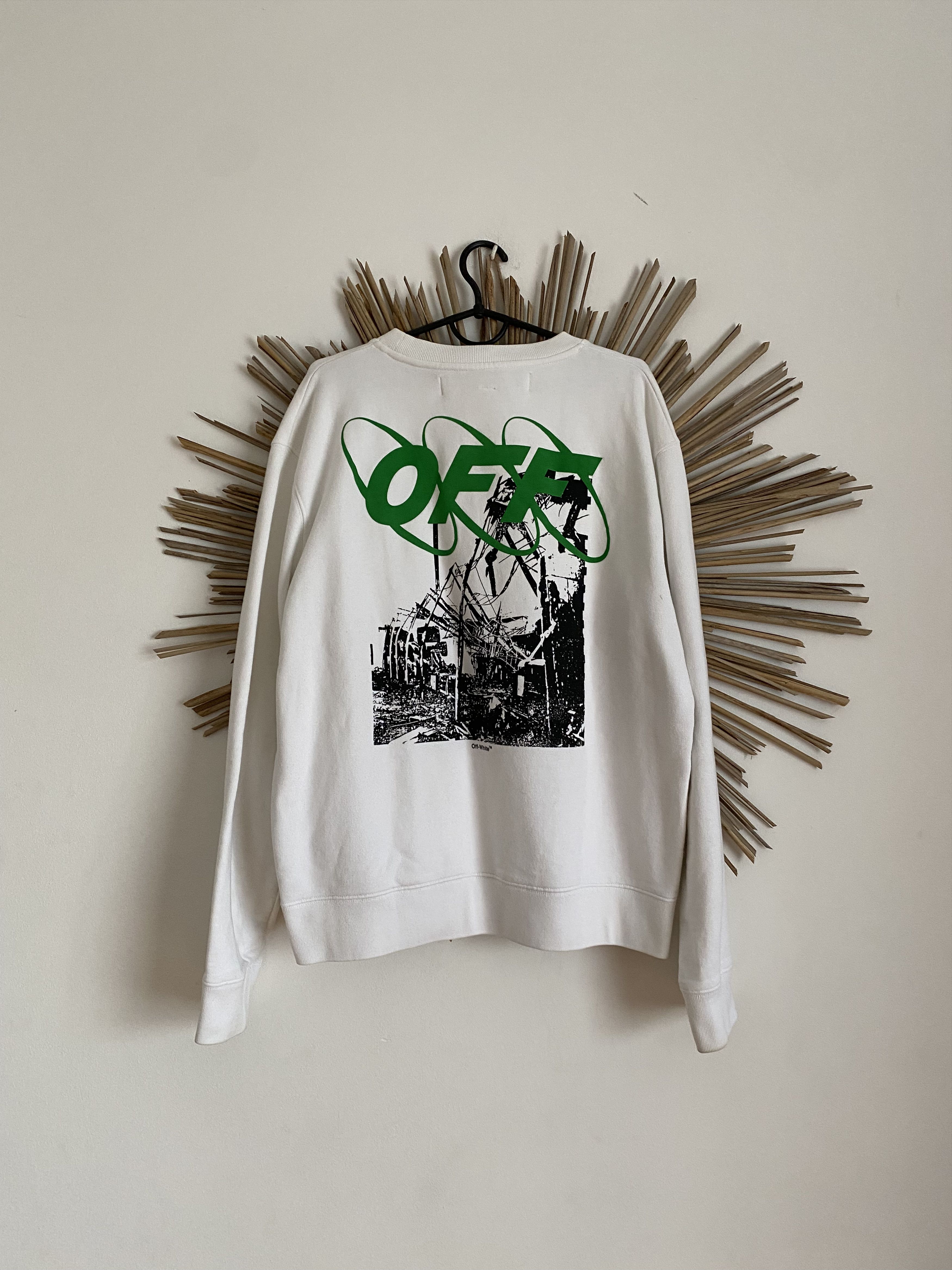 Off-White Off-White Main Label fall-winter 19-20 rare sweatshirt Size US L / EU 52-54 / 3 - 1 Thumbnail