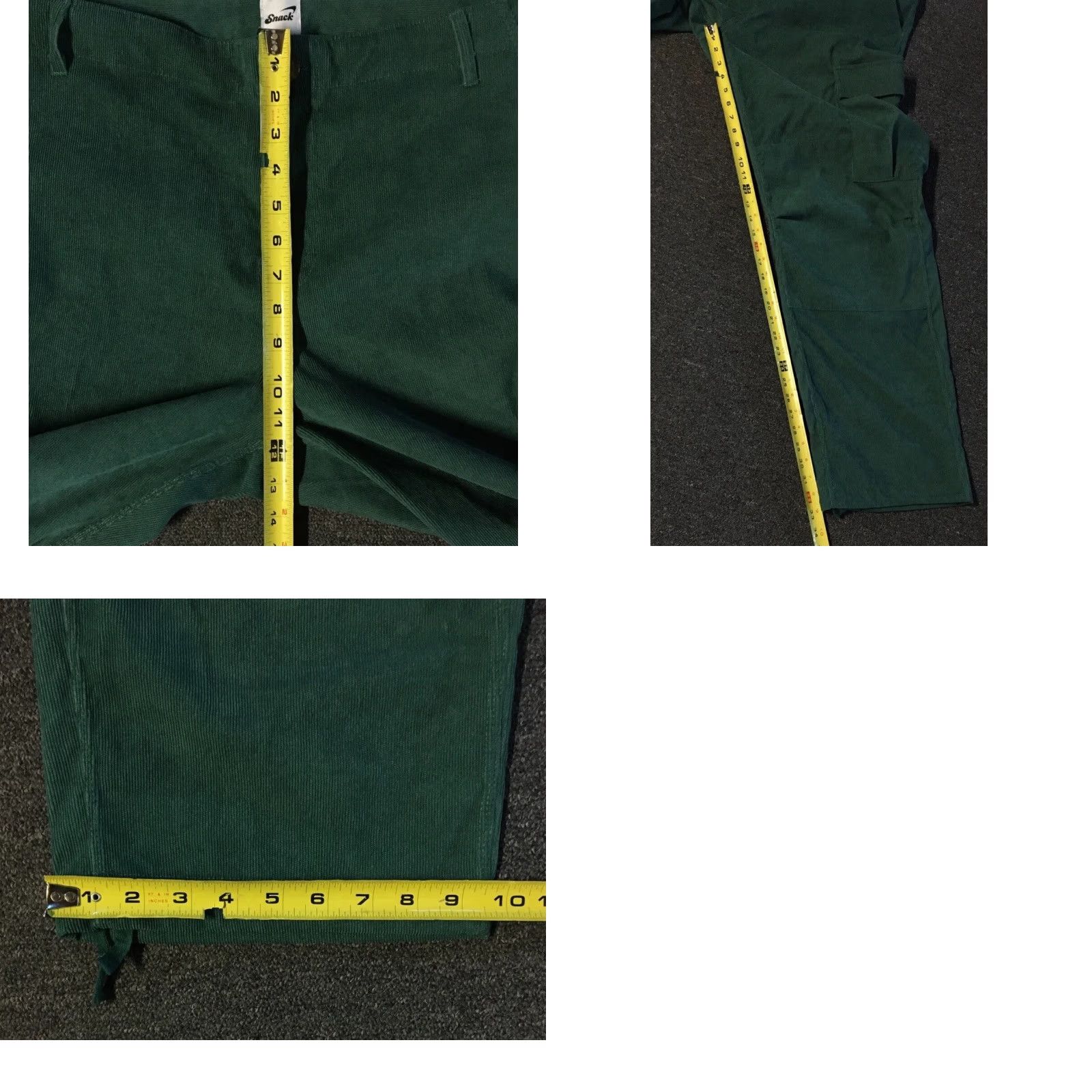 Vintage VINTAGE Snack Skateboards Unlock Corduroy Cargo Pants XXL Polar Skate Co Mens 2XL Green Cargo Pants 80s 90s Skateboarding Big Boy TOA GX1000 Size US 39 - 8 Thumbnail