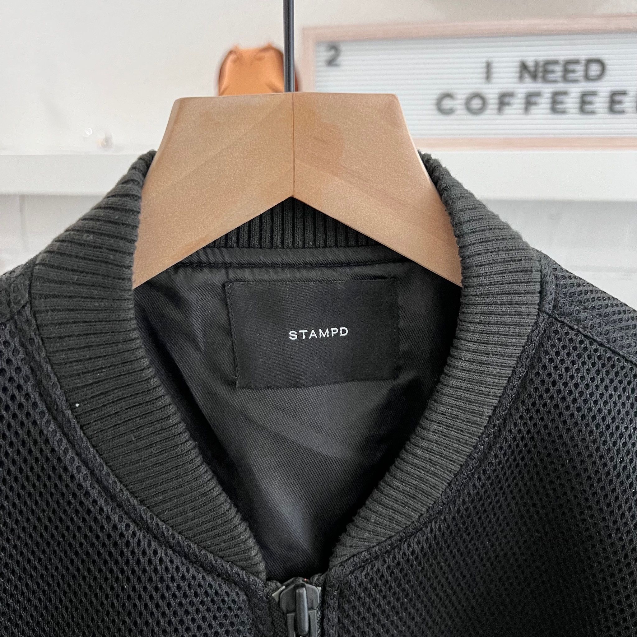 Stampd RARE! STAMPD LA Mesh Perforated Strapped Bomber Jacket Size US L / EU 52-54 / 3 - 7 Thumbnail