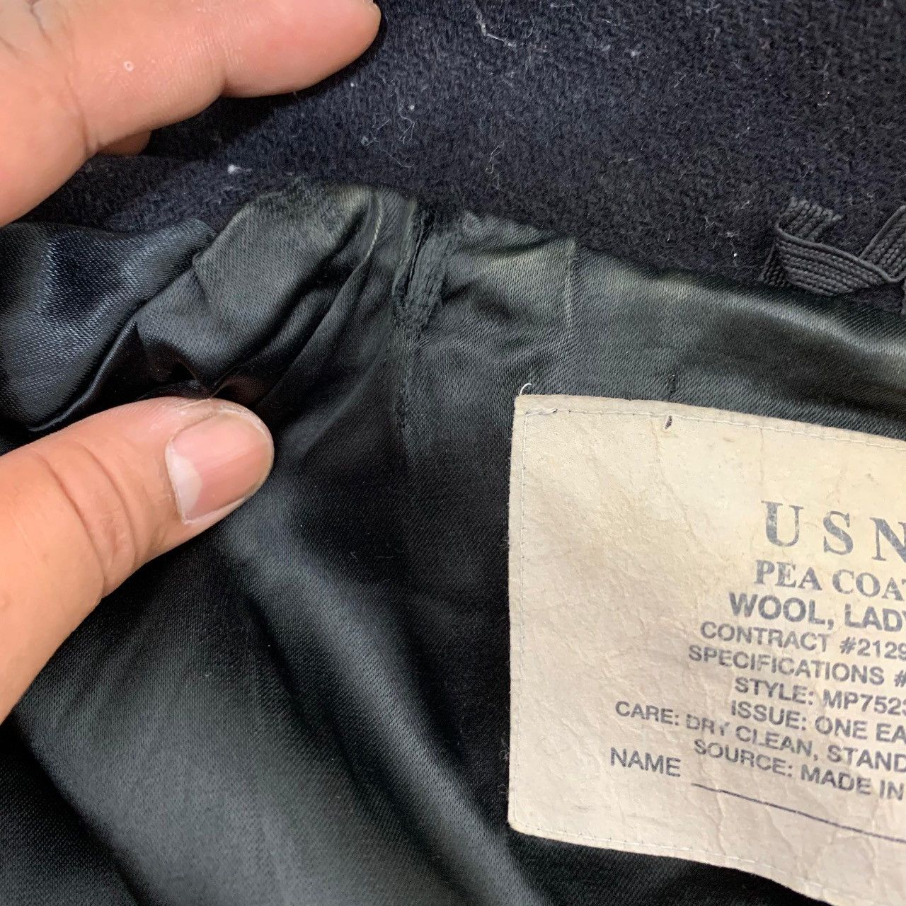 Journal Standard Vintage Journal Standard USN Made in USA Wool Peacoat Size S / US 4 / IT 40 - 13 Thumbnail