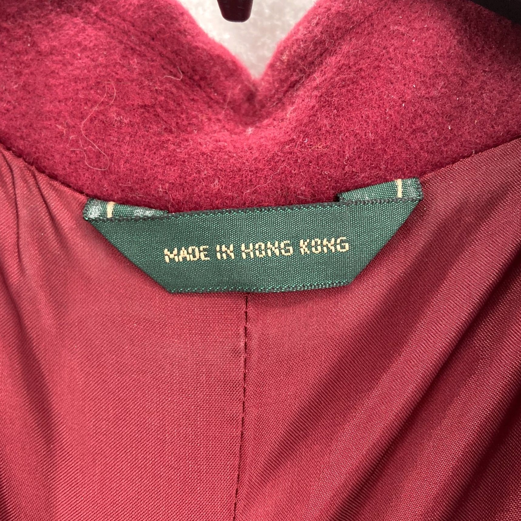 J.Crew Vintage J.Crew Blazer Jacket Women's 10 Red Wool Cashmere Blend Career Hong Kong Size L / US 10 / IT 46 - 4 Thumbnail