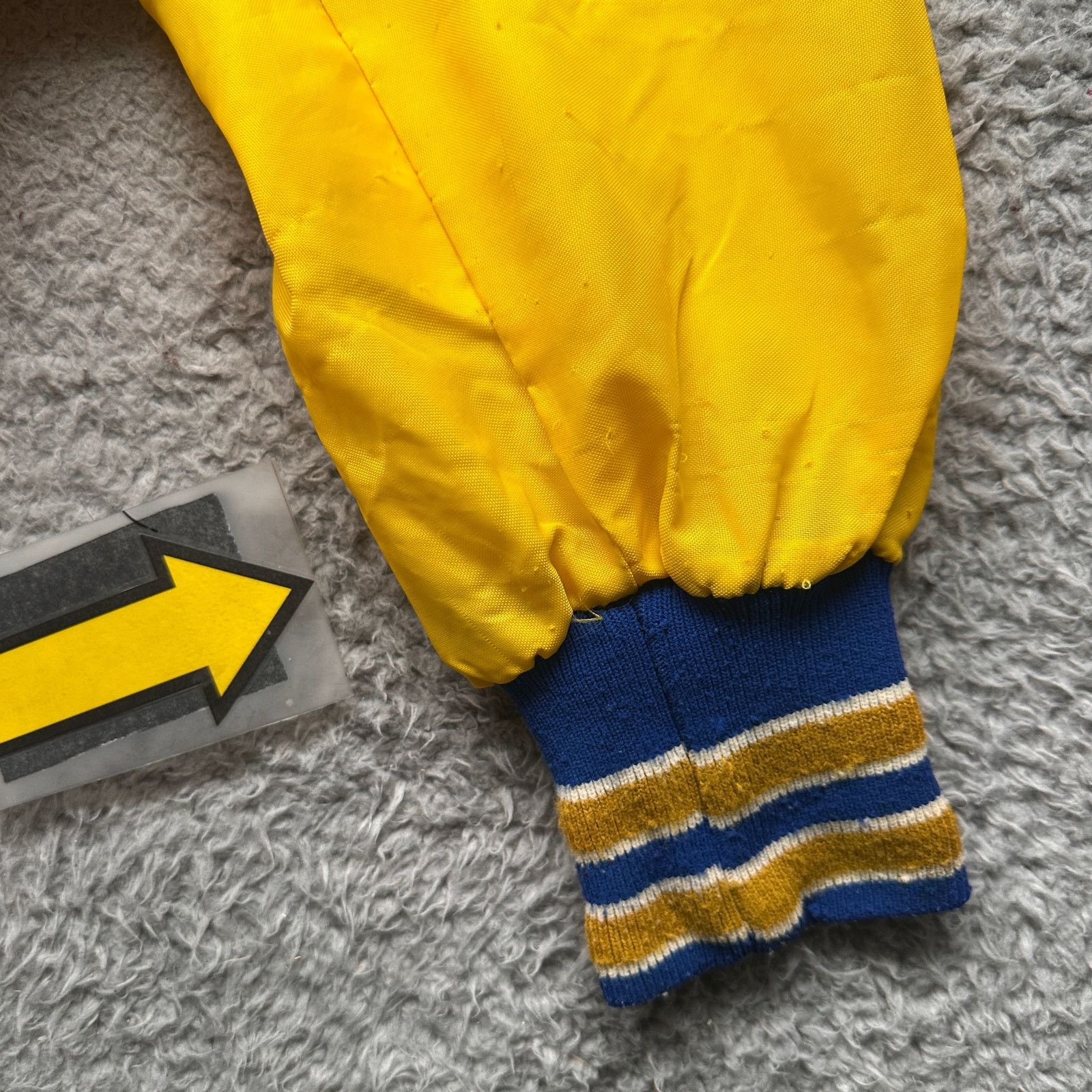 Other Vintage 80s Leader Sportswear Varsity Jacket Mens XXL Yellow Size US XXL / EU 58 / 5 - 7 Thumbnail