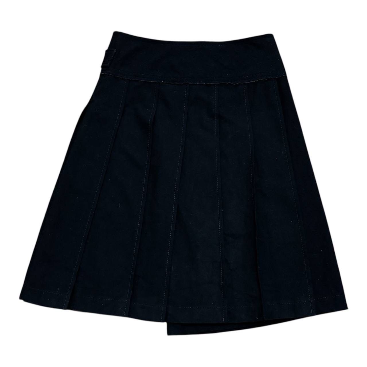 Comme des Garcons AD2005 Comme Des Garcons tricot Pleated Asymetric Skirt Size 30" / US 8 / IT 44 - 2 Thumbnail