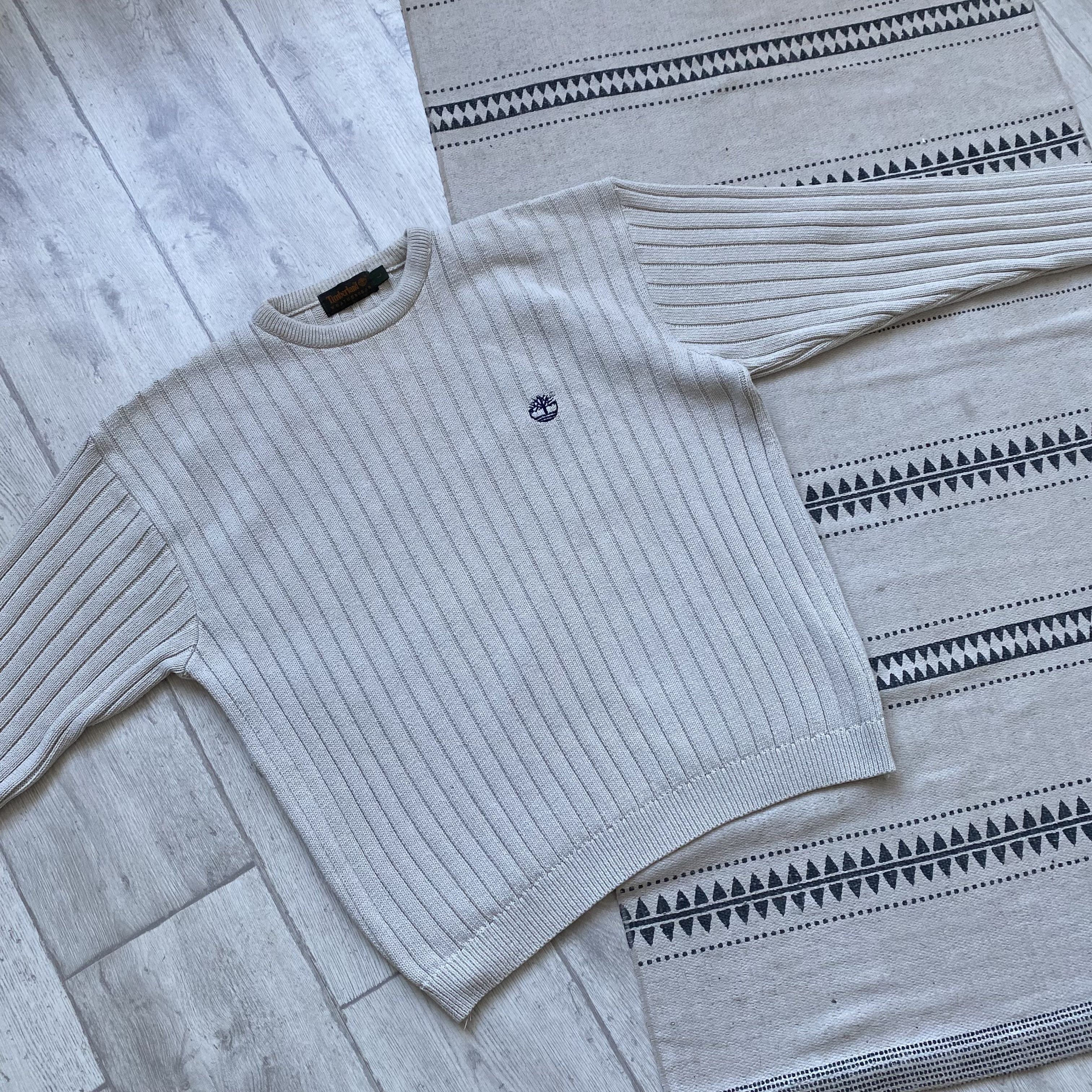 Timberland Vintage 90s Timberland Heavy Ribbed Knit Sweater Boxy Size US M / EU 48-50 / 2 - 9 Thumbnail
