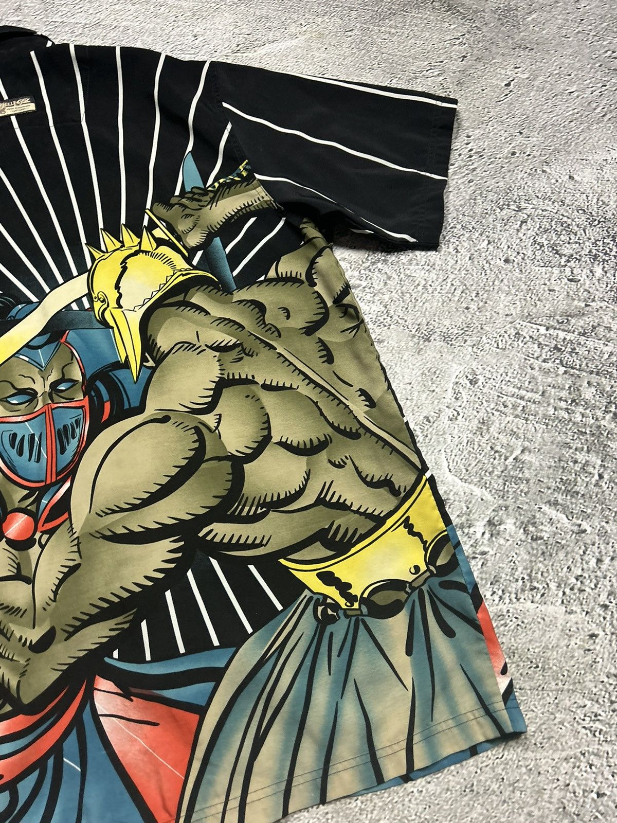 Marc Buchanan 90s Pelle Pelle vintage full print samurai shirt button up Size US S / EU 44-46 / 1 - 10 Thumbnail