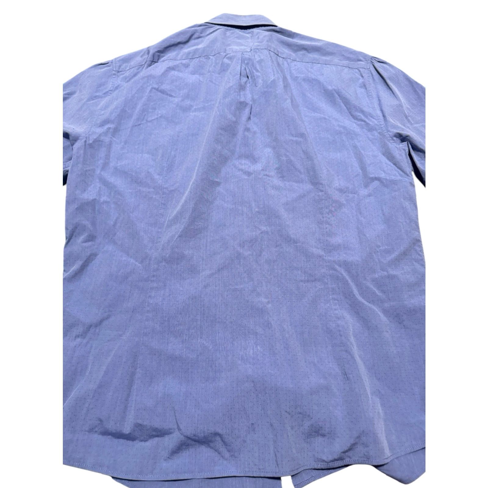 Brunello Cucinelli Brunello Cucinelli Shirt Button-Down 2XL Men Slim Fit Blue Cotton Long Sleeve Button-Up Collared Classic Italian Designer Fashion Size US XXL / EU 58 / 5 - 7 Thumbnail