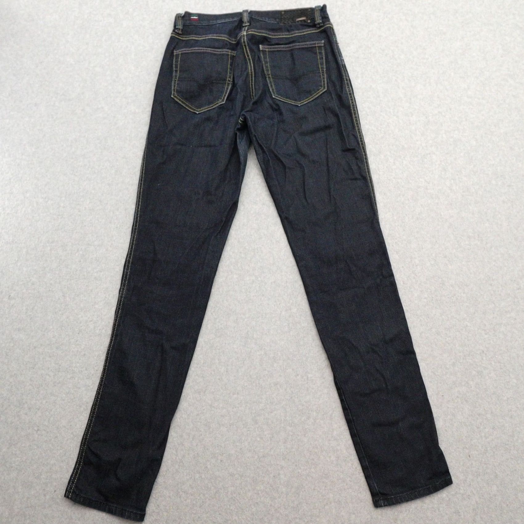 Diesel Diesel ZLIM Jeans Mens 29 (29X32) Dark Blue Wash Made in Italy Slim Skinny 29 Regular 32" Inseam Blue Size US 29 - 2 Thumbnail
