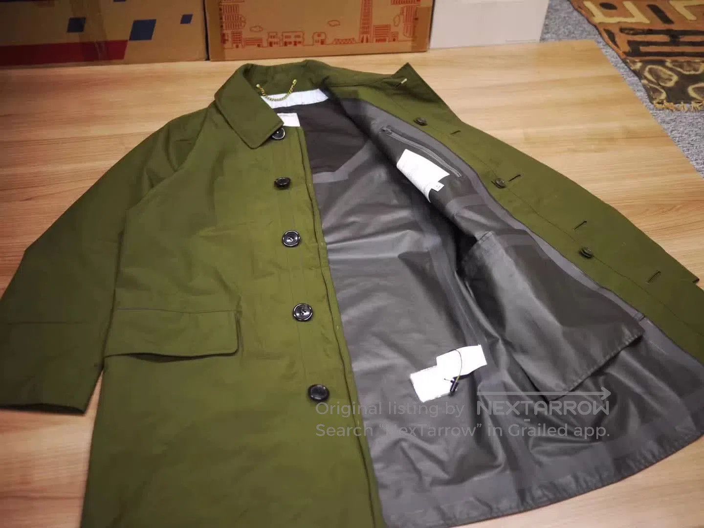 Visvim visvim Frank Soutien Coat in Olive Green. Size US M / EU 48-50 / 2 - 4 Thumbnail