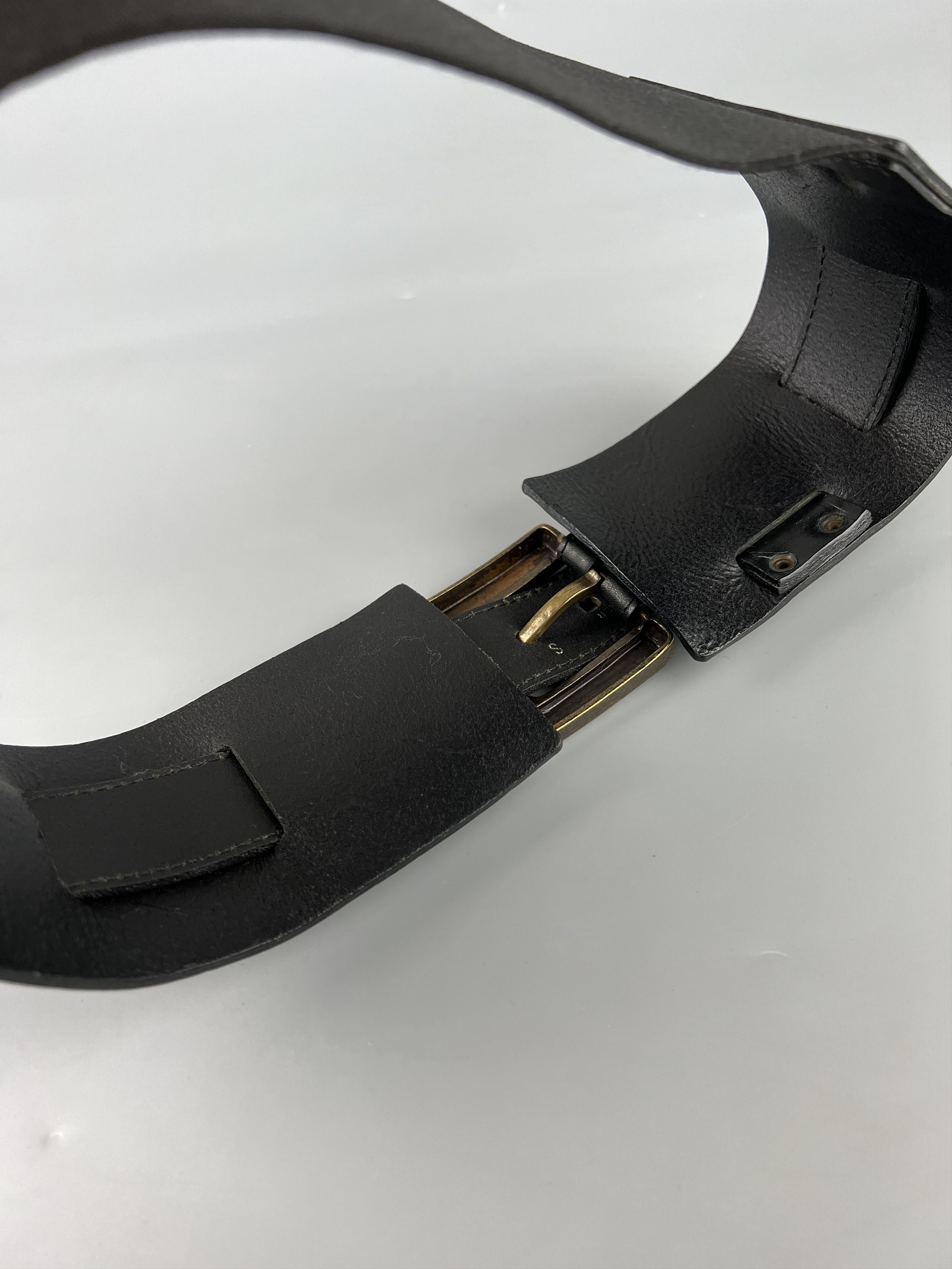 Liu Jo Liu Jo Black Leather Belt Size S Size ONE SIZE - 5 Thumbnail