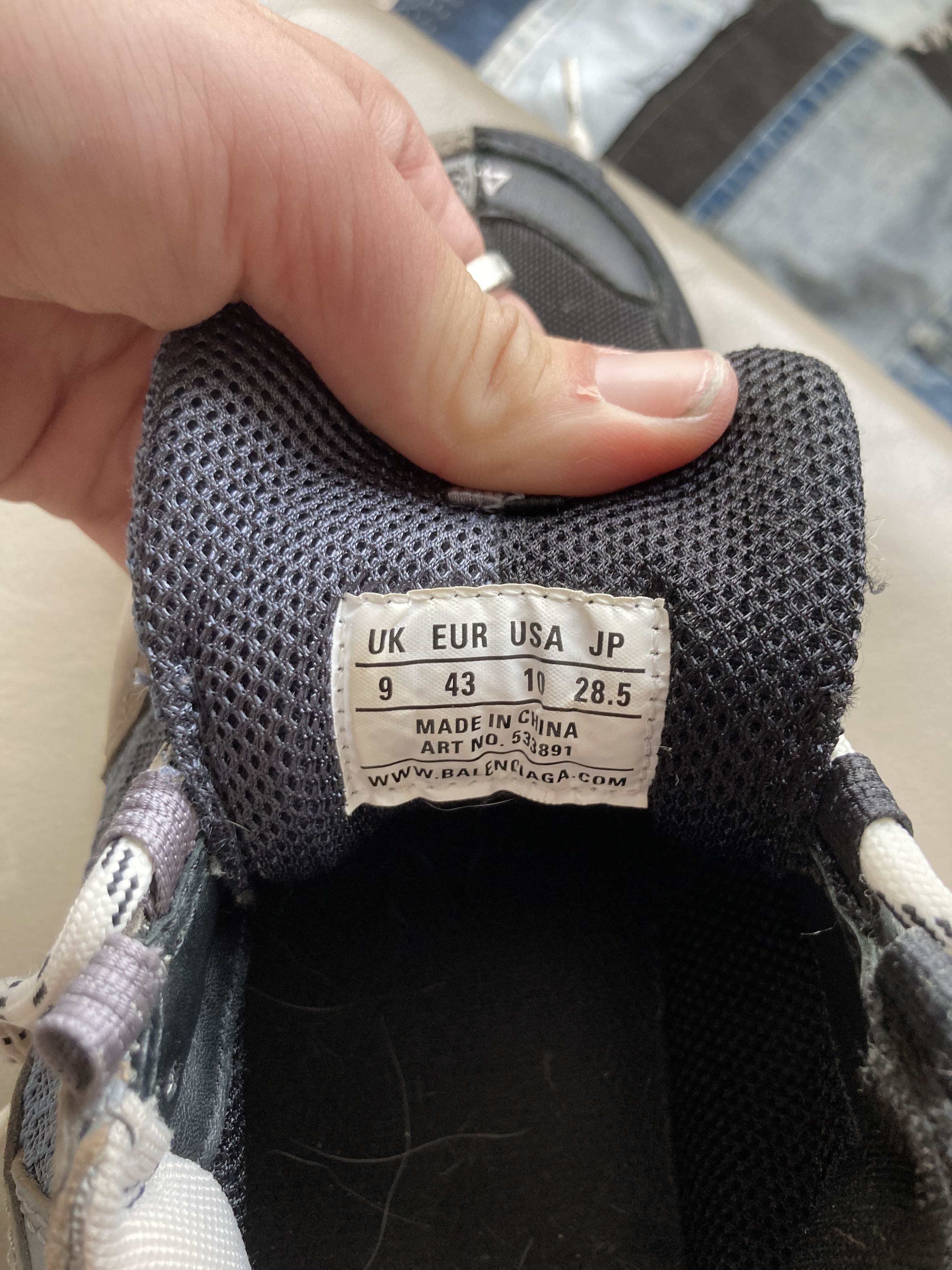 Balenciaga Balenciaga Triple S Sneaker 'Split' Size US 10 / EU 43 - 4 Thumbnail