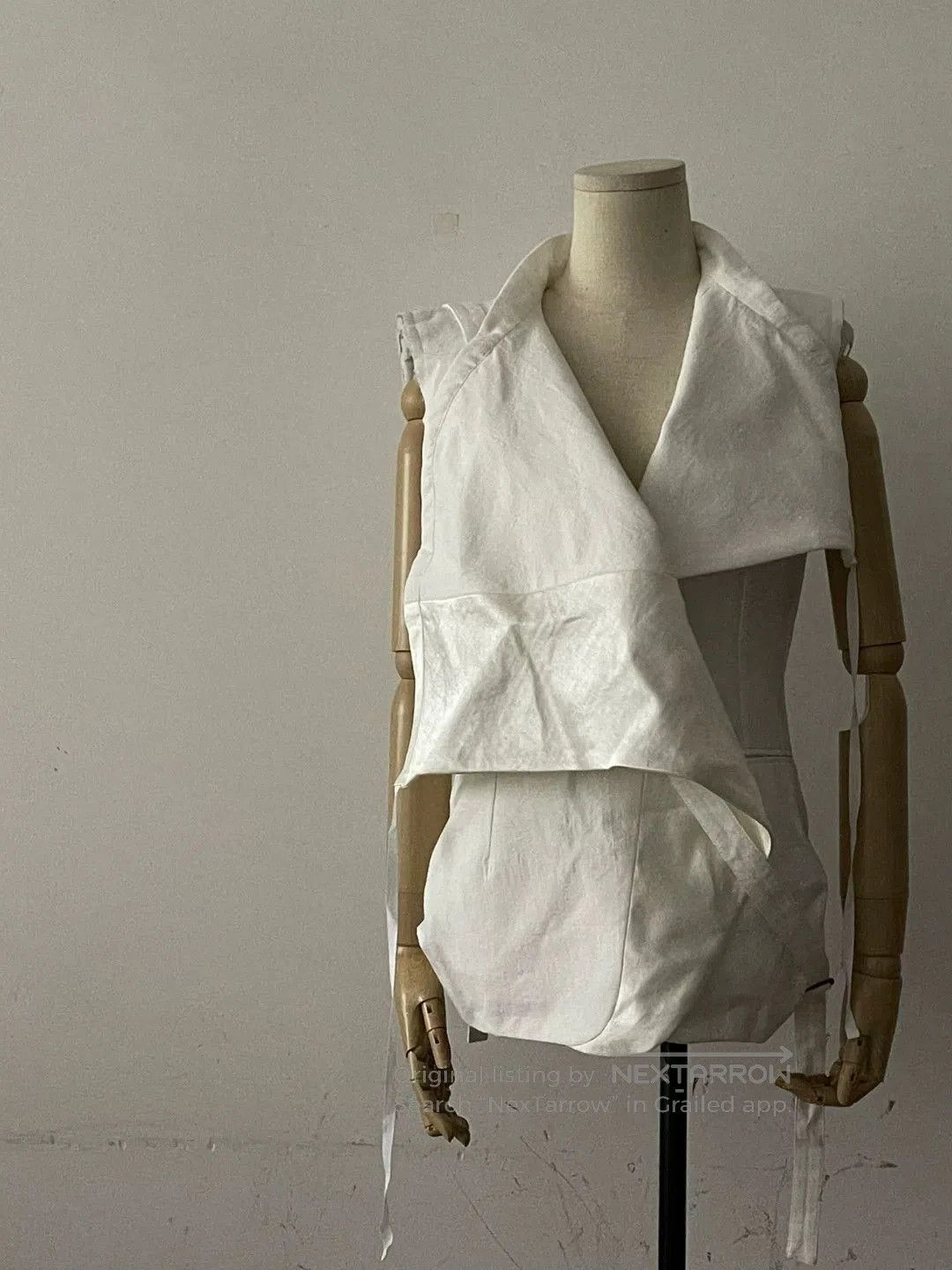 Ann Demeulemeester Ann Demeulemeester Sleeveless Top with Straps. Size S / US 4 / IT 40 - 1 Thumbnail
