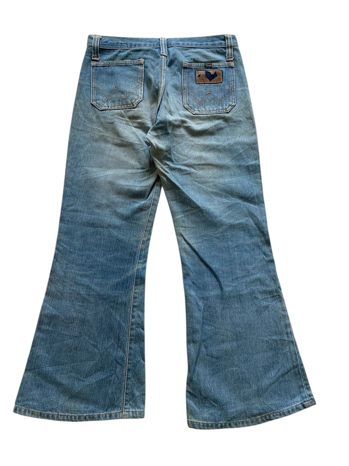 Vintage × Wrangler Vintage Wrangler Bushpant Bellbottom Jeans Size US 29 - 3 Thumbnail