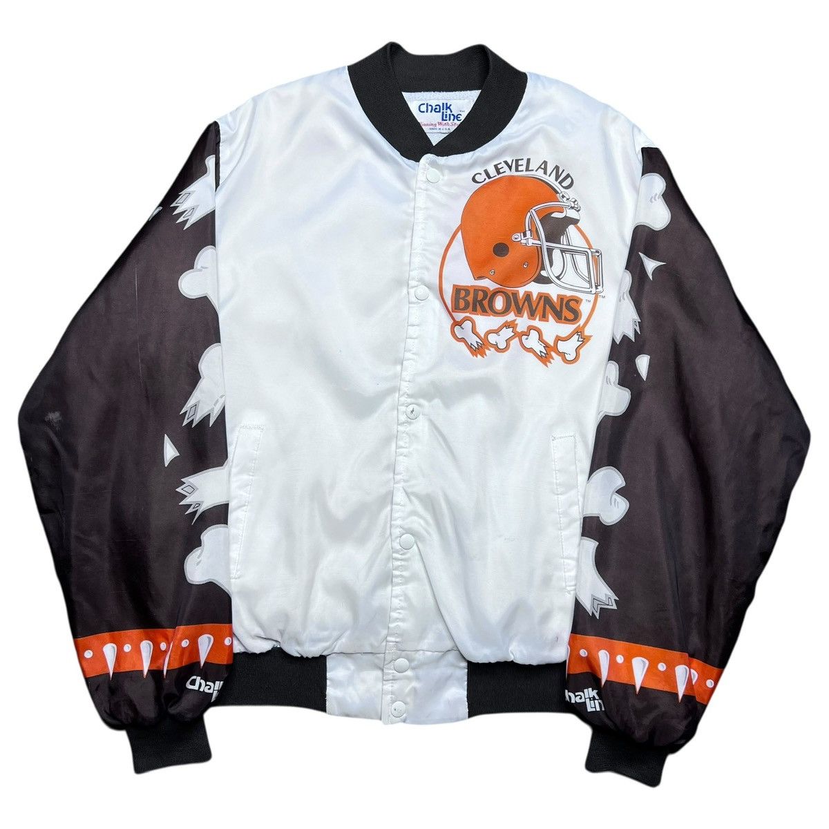 Chalk Line 90s NFL Cleveland Browns Dawgs Chalk Line Fanimation Jacket Size US L / EU 52-54 / 3 - 2 Thumbnail
