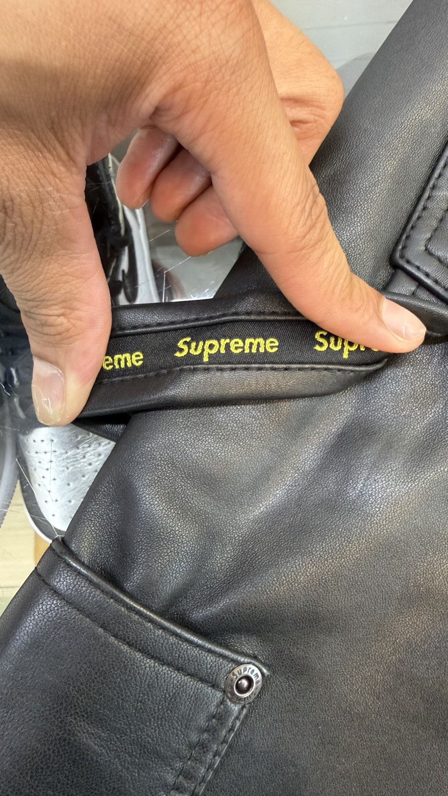 Supreme Supreme leather double knee painter shorts Size US 32 / EU 48 - 4 Thumbnail