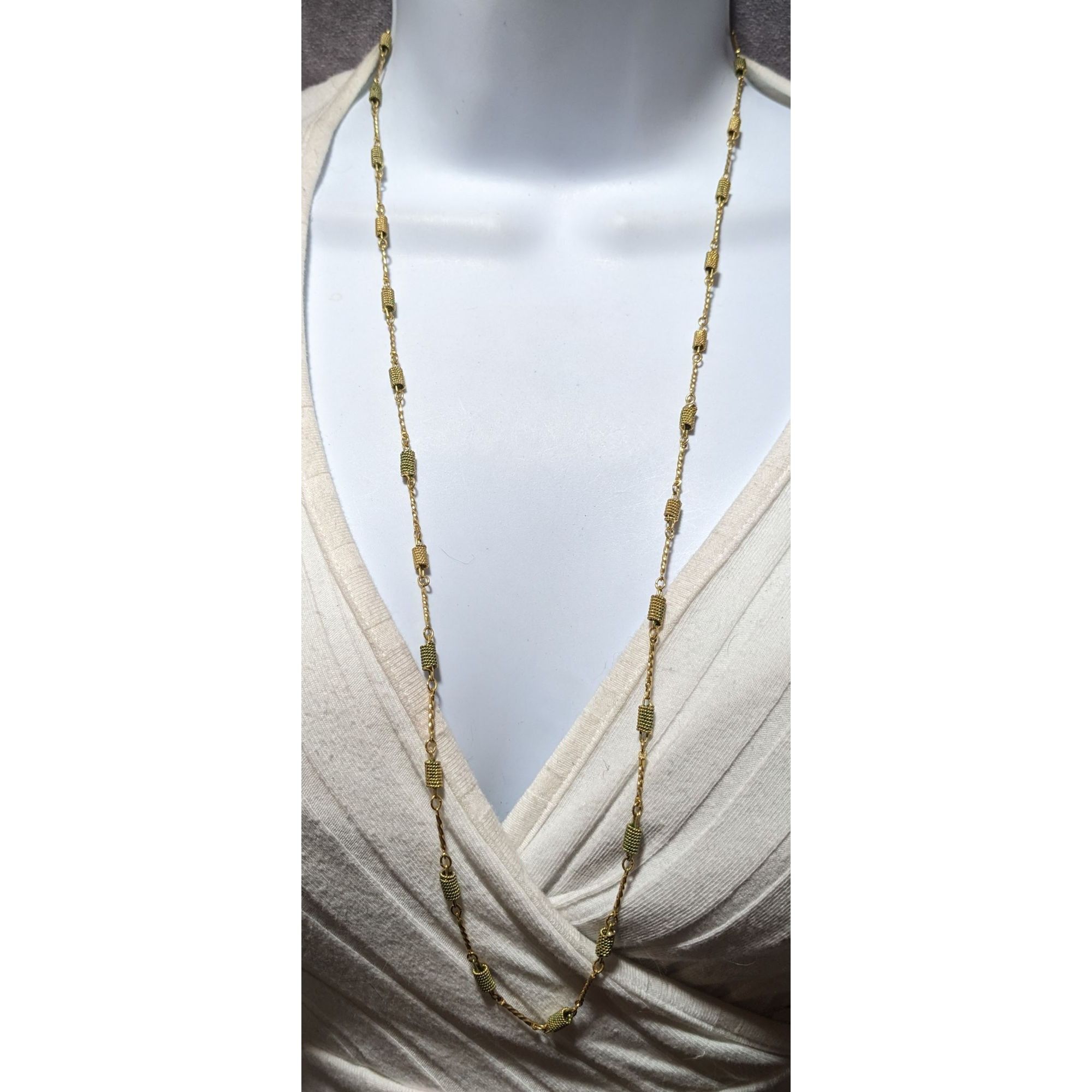 Other Vintage Rope Coil Spiral Bar Link Necklace Size ONE SIZE - 9 Thumbnail