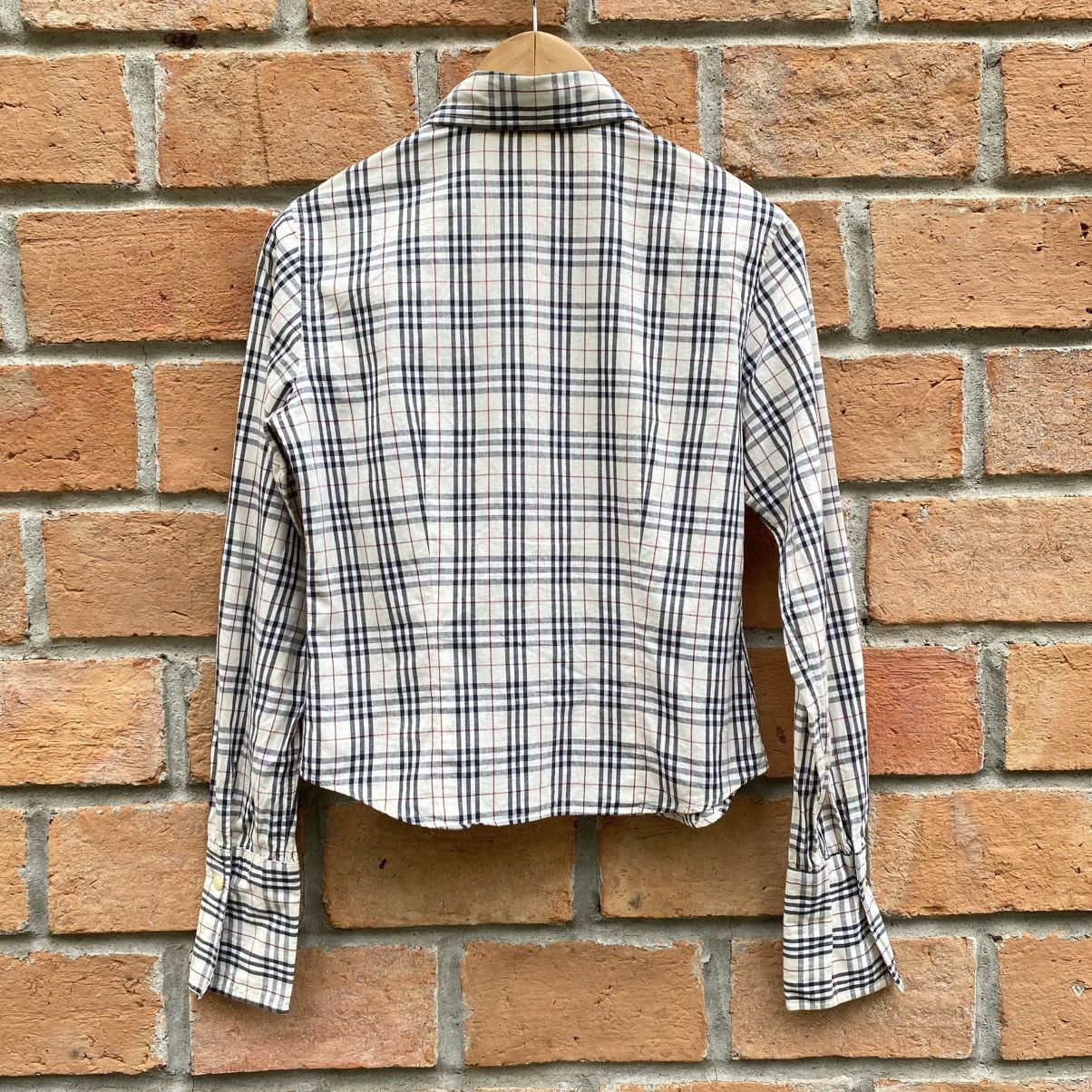 Burberry Burberry White Soft Novacheck Shirt Size S / US 4 / IT 40 - 18 Thumbnail