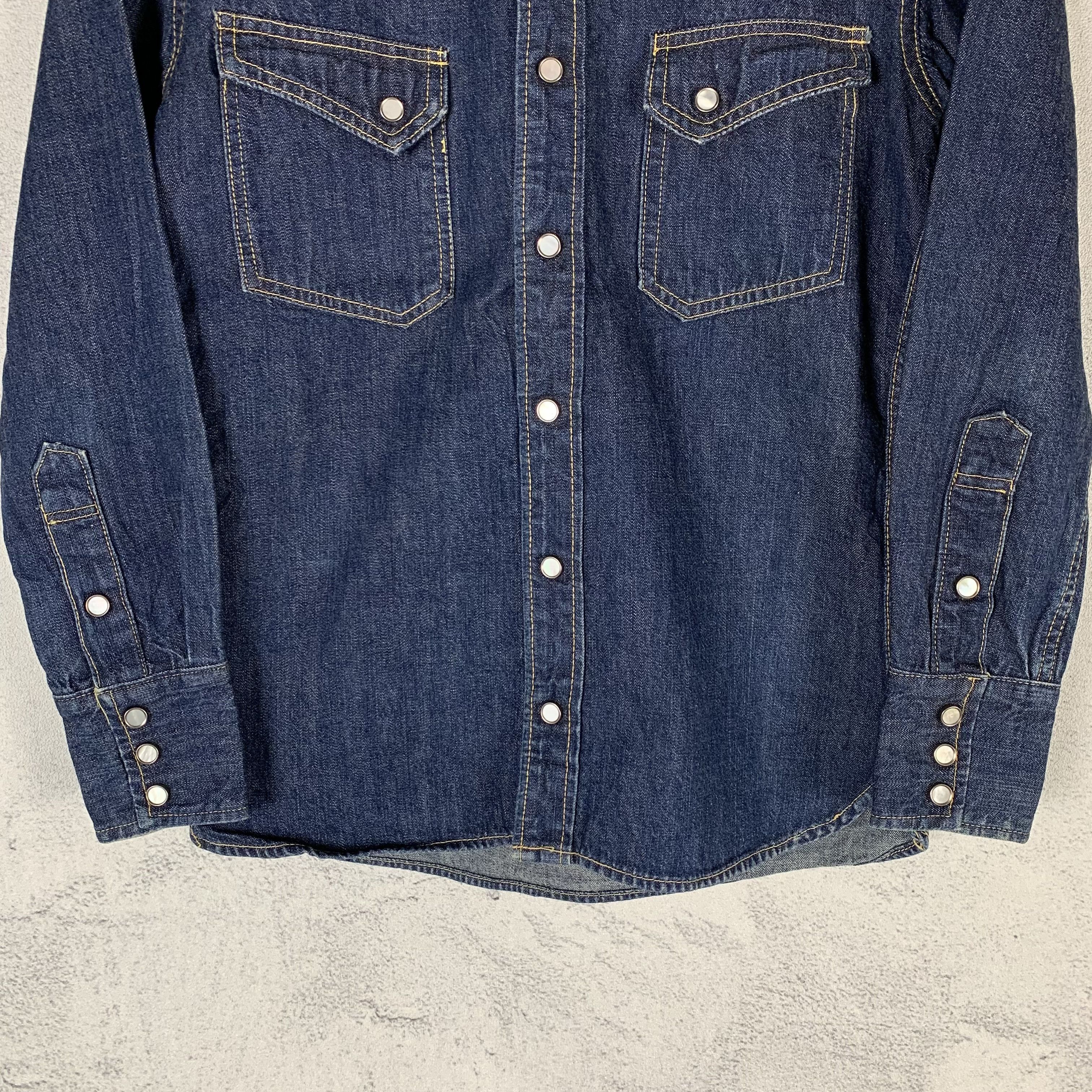 The Flat Head The Flat Head Denim Western Shirt Size US XS / EU 42 / 0 - 4 Thumbnail