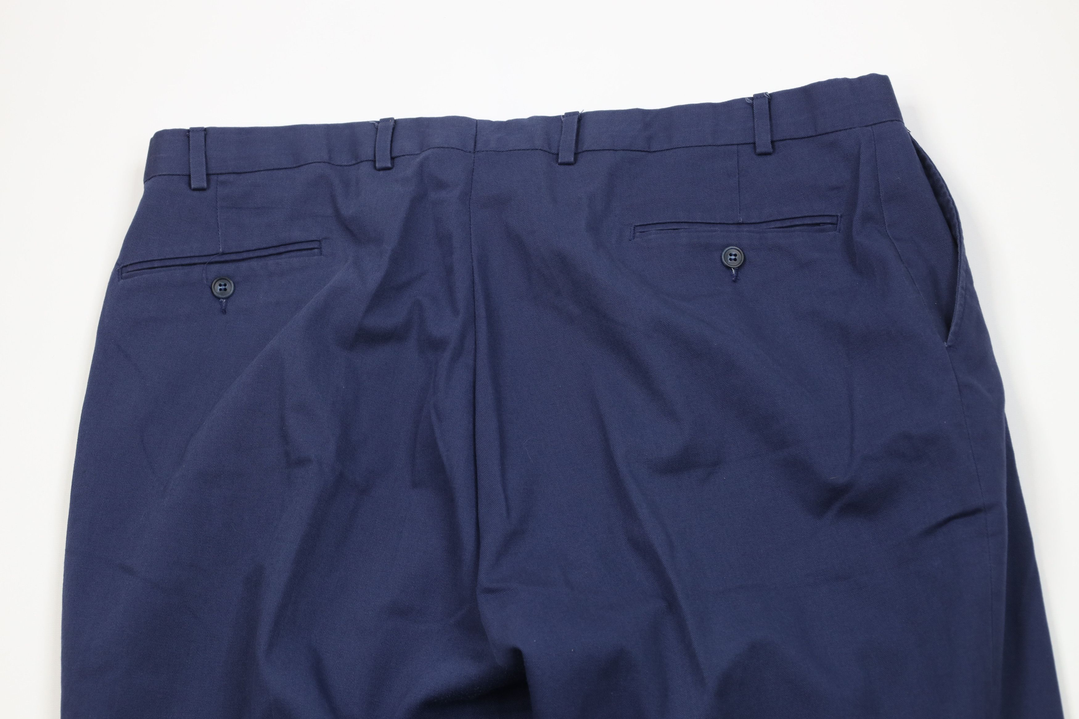 Eddie Bauer Vintage 90s Eddie Bauer Twill Wide Leg Chino Pants Blue Size US 40 / EU 56 - 13 Thumbnail