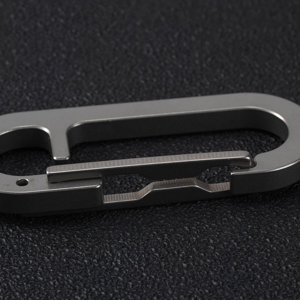 Other Titanium Waist Belt Buckle Key Ring EDC Keychain Small Size Size ONE SIZE - 3 Thumbnail
