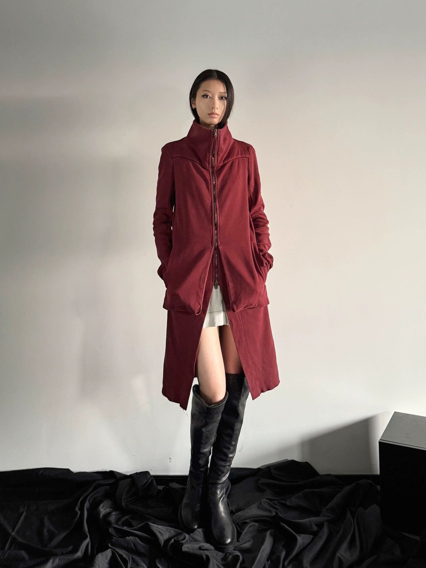 Vintage Italian Vintage Multi-Layer Double-Zip Long Coat XS Size XS / US 0-2 / IT 36-38 - 1 Thumbnail