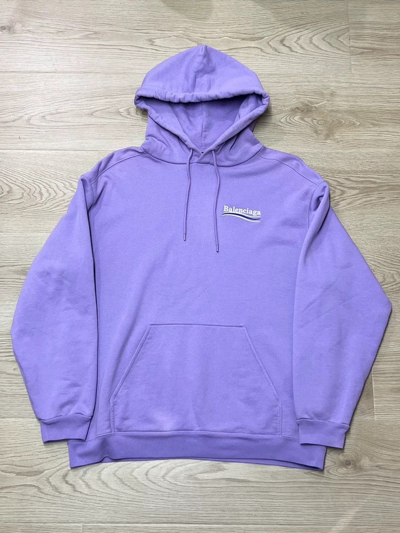 Balenciaga Balenciaga Sleeve Label Logo Hoodie M Size Size US M / EU 48-50 / 2 - 1 Thumbnail