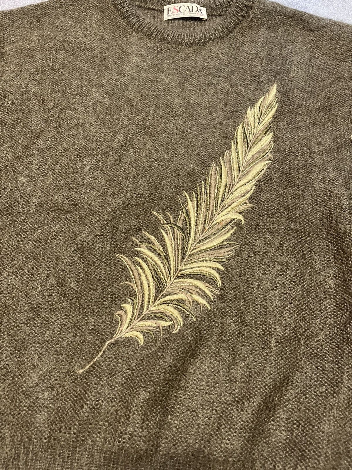 Escada Vintage Escada mohair sweater Size L / US 10 / IT 46 - 2 Thumbnail
