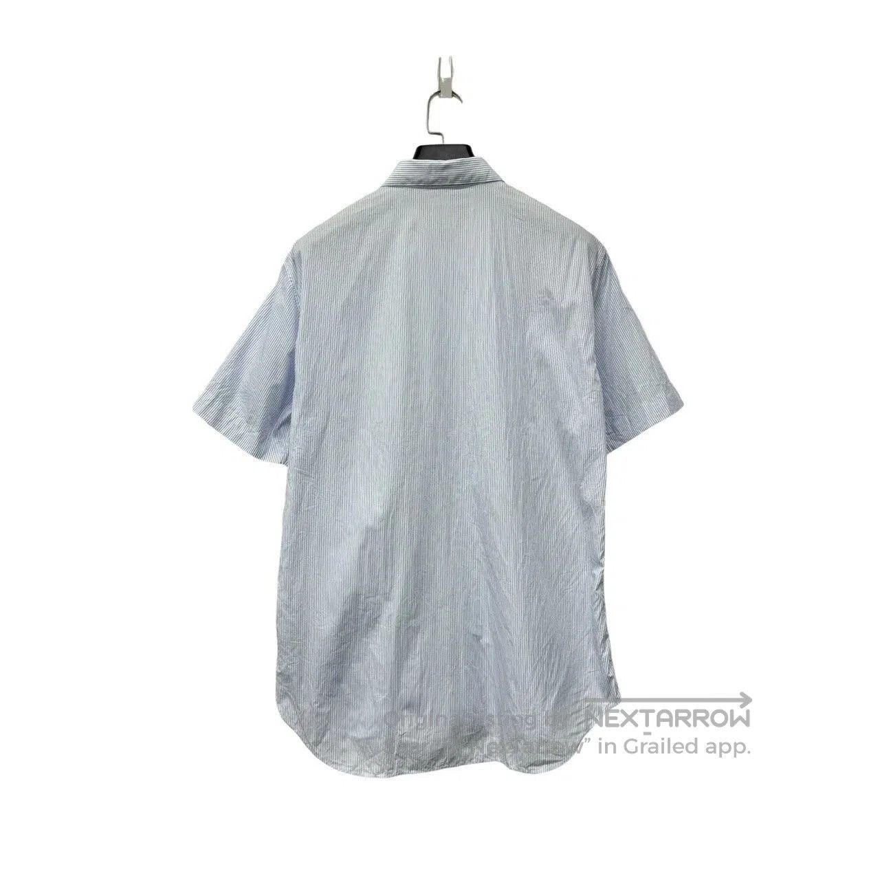 Dior Dior Blue Stripe Embroidered Logo Short-Sleeve Shirt. Size US M / EU 48-50 / 2 - 2 Thumbnail