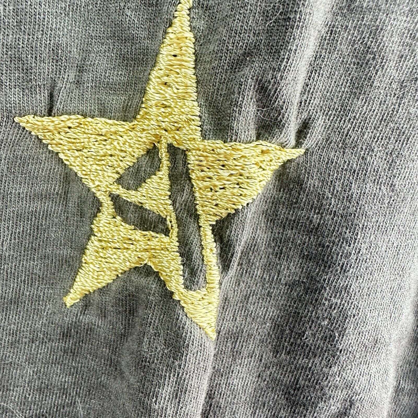 Other Cycle Made In Italy T-shirt Grey Sz S Gold Embroidery Stars Size S / US 4 / IT 40 - 5 Thumbnail