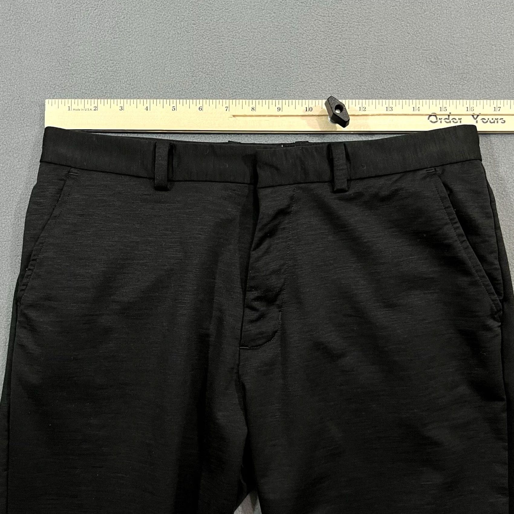 Vintage Swet Tailor Pants Mens 31 Black 31X32 Golf Chino Performance Stretch Athleisure Size US 31 - 4 Thumbnail