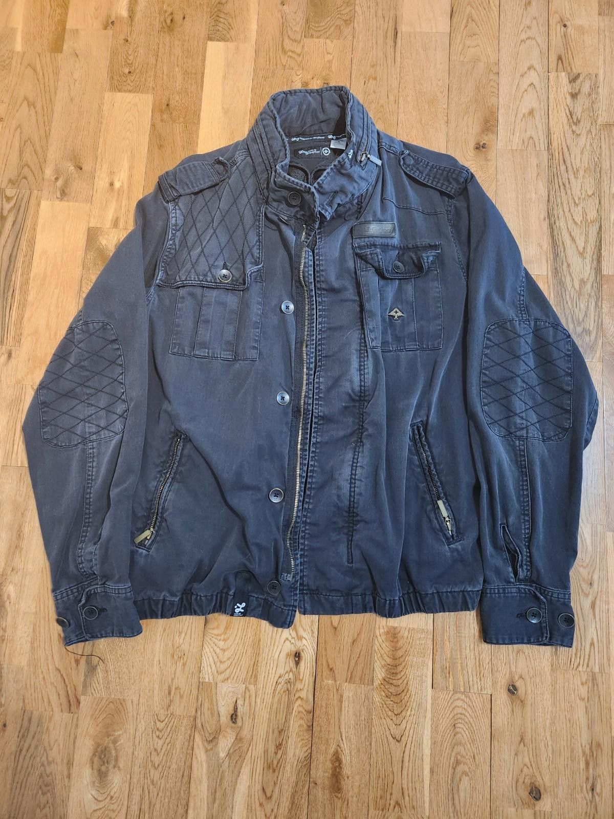 LRG Vintage LRG Roots + Equipment Military Coat Black Men's M Size US M / EU 48-50 / 2 - 1 Thumbnail