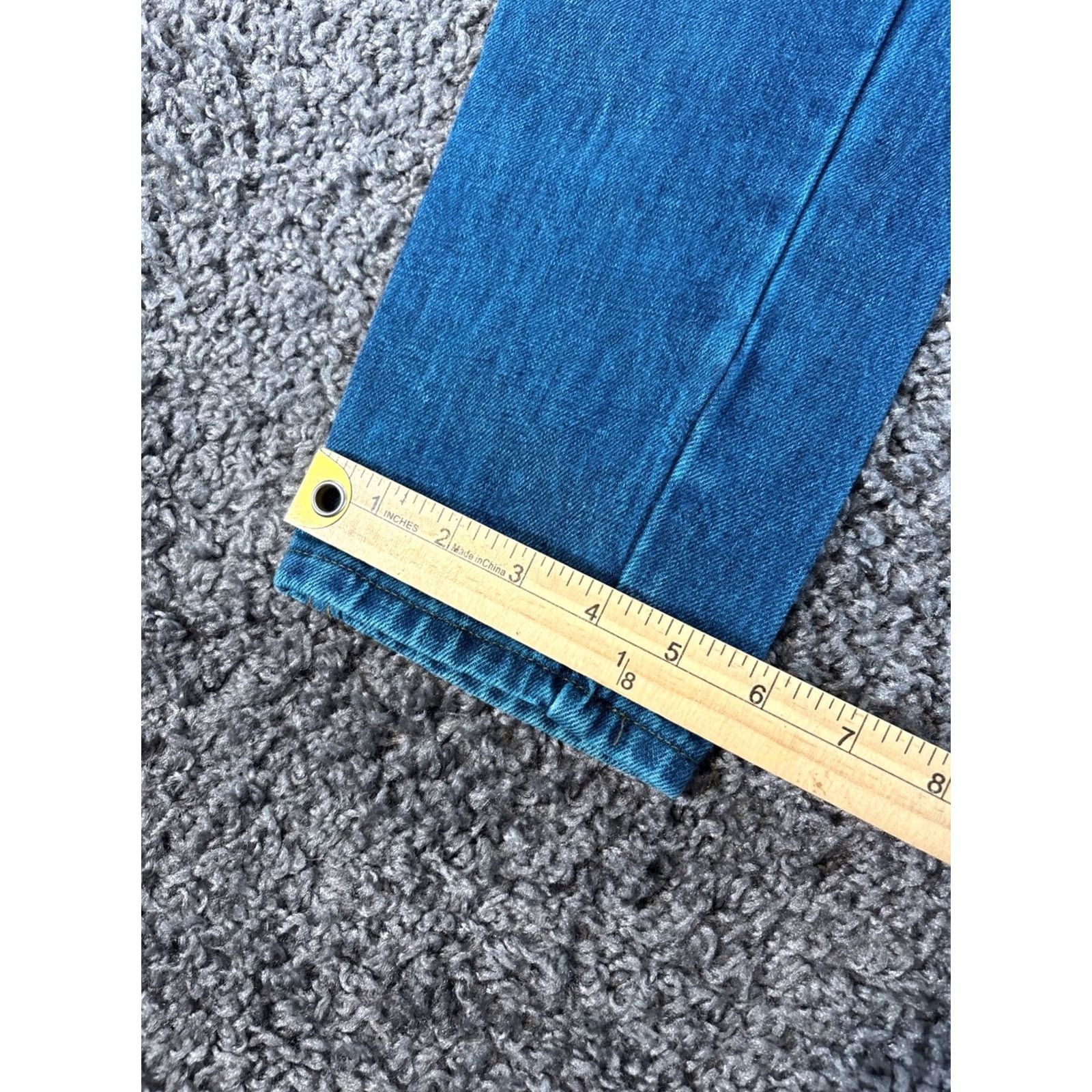 Vintage VINTAGE Sasson Mom Jeans High Rise 26x27 Distressed Blue Denim 90s Women Jeans Women M Size 26" / US 2 / IT 38 - 3 Thumbnail
