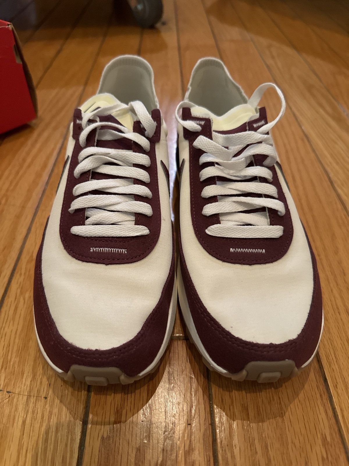 Nike Nike Waffle One SE ‘Coconut Milk Night Maroon’ Size US 8.5 / EU 41-42 - 3 Thumbnail