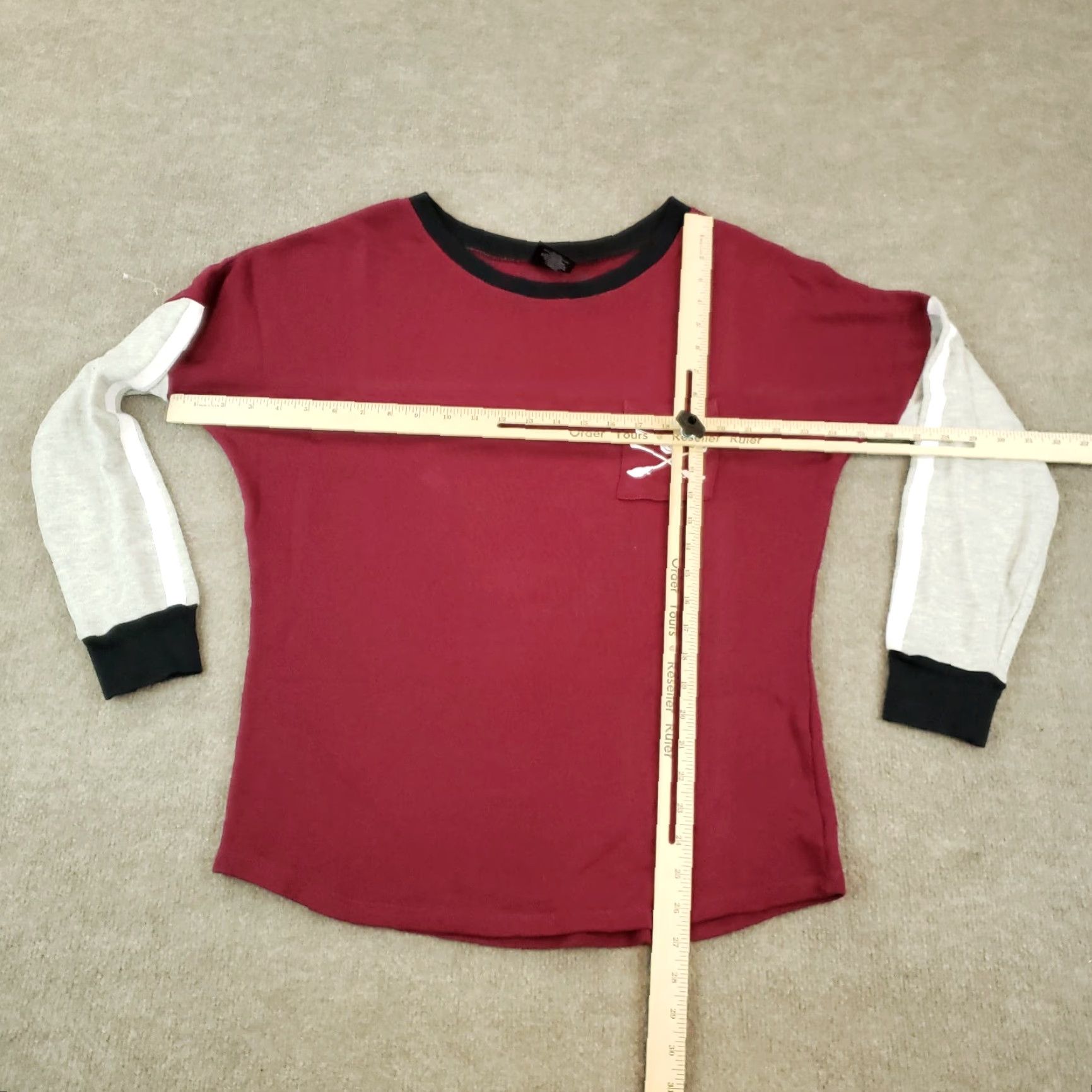Vintage Harry Potter Shirt Womens Medium Red Long Sleeve Knit Casual Quidditch Size M / US 6-8 / IT 42-44 - 2 Thumbnail