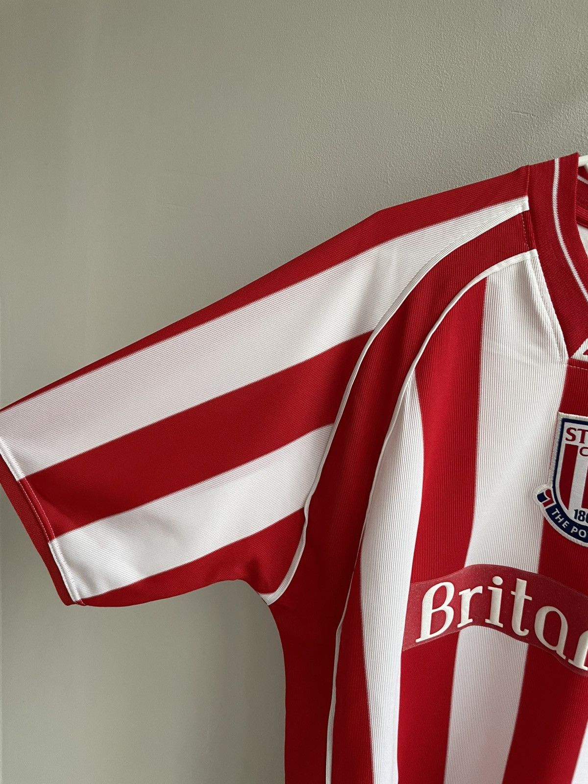Le Coq Sportif Stoke City 2001 2002 2003 Home Football Soccer Jersey Shirt Size US XL / EU 56 / 4 - 3 Thumbnail