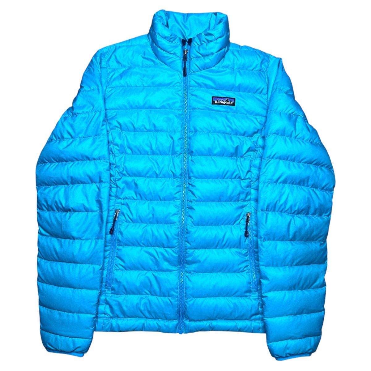 Patagonia Patagonia Women’s Style #84683 Down Blue Zip Puffer Jacket Size S / US 4 / IT 40 - 1 Thumbnail