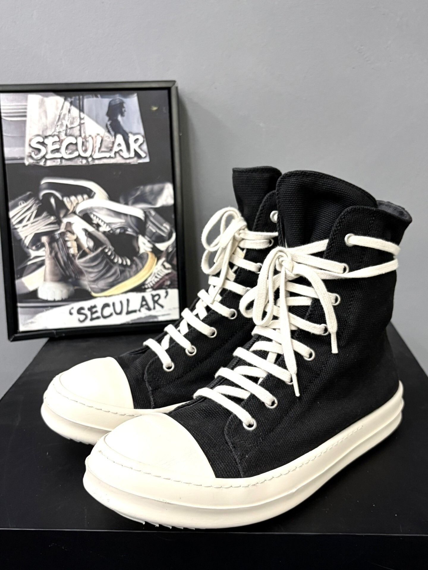 Rick Owens Drkshdw Rick Owens Drkshdw x Converse High-Top Size US 7 / EU 40 - 1 Thumbnail